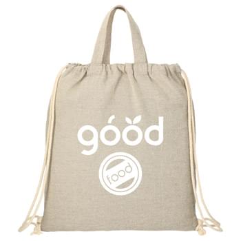 Recycled 4oz Cotton Drawstring Bag