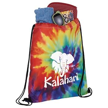 Tie Dye Drawstring Bag